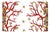 Coral Reef Vegan Leather Rectangle Pebble Placemat, Set of 4 For Sale