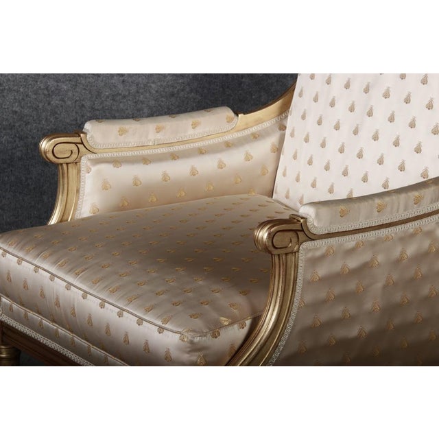 Louis XVI Style Seating Group by Pierre Counot Blandin, France, 1980, Set of 6 For Sale - Image 16 of 18