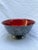 Reed & Barton Red Enameled Revere Style Silver Bowl For Sale - Image 4 of 7