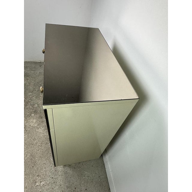 1960s Vintage Italian Mirror Glass Chest of Drawers, 1960s For Sale - Image 5 of 12