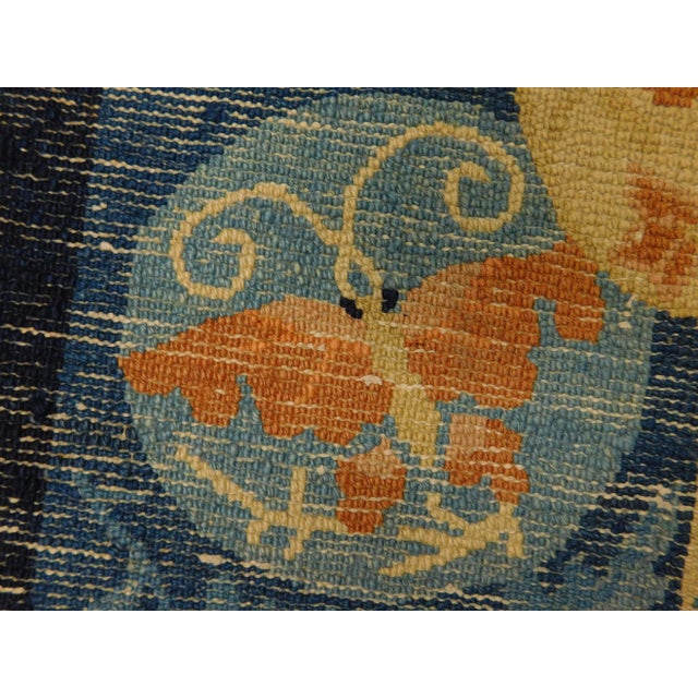 Antique Hand Knotted Chinese Rug For Sale - Image 12 of 13