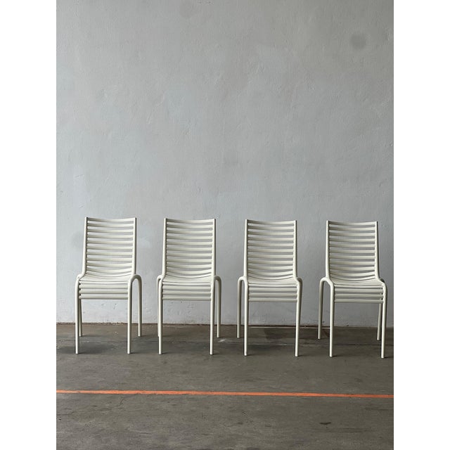 Model Pip-E Stackable Chairs by Philippe Starck for Driade, 2010, Set of 4 For Sale - Image 10 of 17