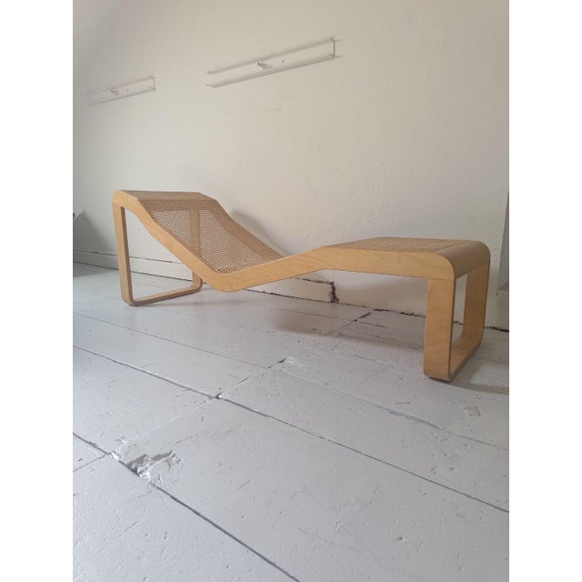 Goldenrod Vintage Chaise Lounge, 1990s For Sale - Image 8 of 8