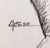 Seymour Lipton Sculpture Study Sketch, 1980 For Sale - Image 4 of 5