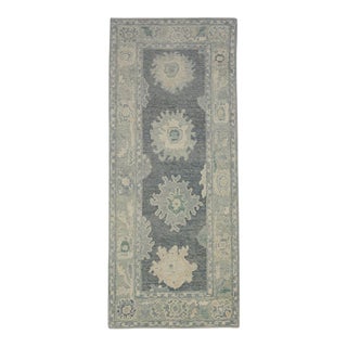 Turkish Oushak Rug 3' x 7'2" For Sale