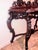 French Provincial 1970s Mahogany Vintage Table Hall Console & Mirror, Grape Carved For Sale - Image 3 of 6
