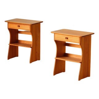 Guldheden Bedside Tables by Carl Malmsten, 1960s, Set of 2 For Sale