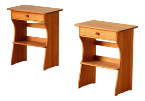 Guldheden Bedside Tables by Carl Malmsten, 1960s, Set of 2