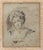 Continental School, Old Master Portrait of a Lady, Pastel Crayon on Blue Laid Paper, 18th century, apparently unsigned,...