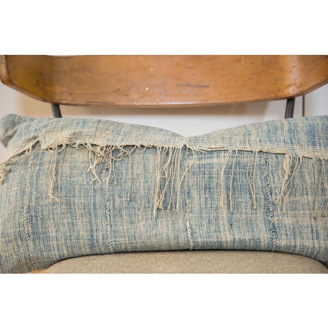 African Indigo Handmade Pillow Chairish