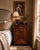 Beautiful antique Edwardian carved wood cabinet, likely originally designed as a purdonium or coal cabinet. Features a...