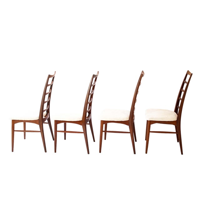 1960s Lis Chairs by Niels Koefoed for Hornslet Møbelfabrik, 1960s, Set of 4 For Sale - Image 5 of 17