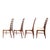 1960s Lis Chairs by Niels Koefoed for Hornslet Møbelfabrik, 1960s, Set of 4 For Sale - Image 5 of 17