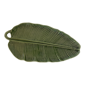 Vintage Bordallo Pinheiro Banana Leaf Platter
