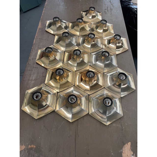 1970s Cloe Mod. 508 Wall Lights from Fosnova, 1970s, Set of 16 For Sale - Image 5 of 8