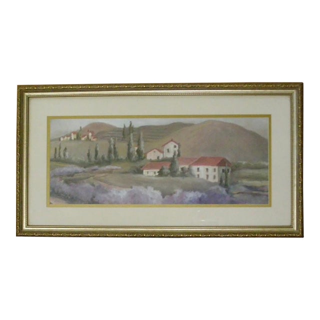 Landscape Painting by C. Robinson ~ "Lavender" For Sale