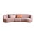 Cipria Three-Seater Sofa in Wood by Softhouse For Sale - Image 6 of 7