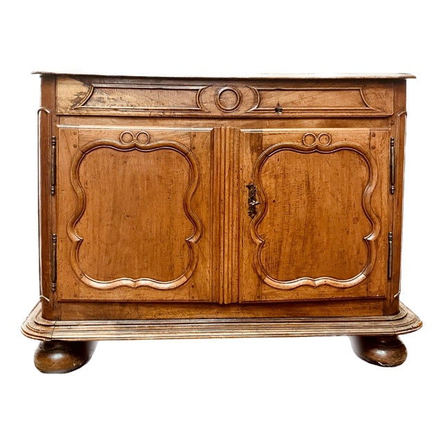 Louis XIV Style Sideboard in Walnut, 19th Century For Sale