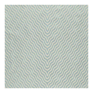 Schumacher Ripple Effect Fabric in Mineral For Sale