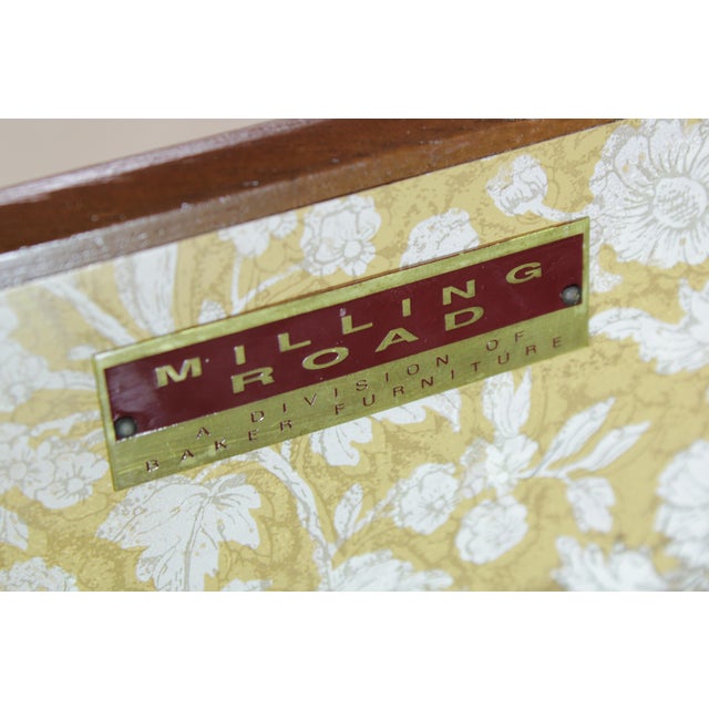 Baker Milling Road Walnut French Provincial Commode Chest For Sale - Image 18 of 18