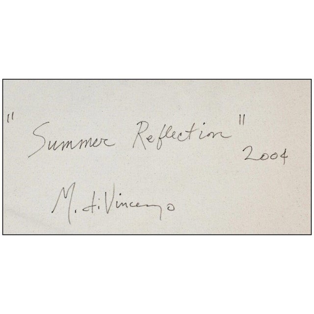 Late 20th Century Late 20th Century Summer Reflection, Maurizio Di Vincenzo For Sale - Image 5 of 5