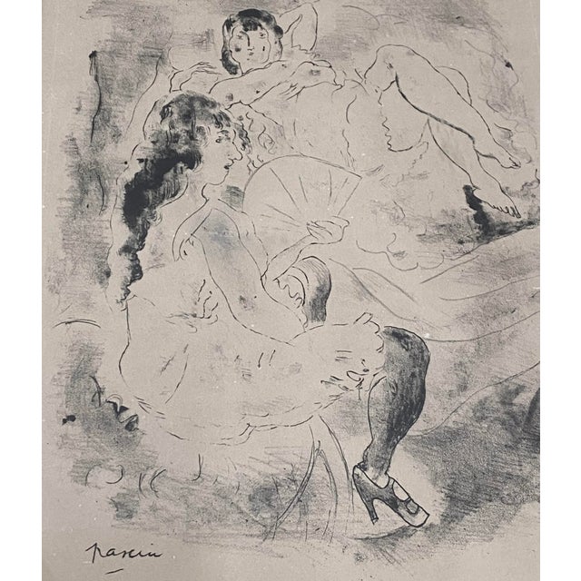 Jules Pascin (French, 1885-1930) "Two Women Reclining" Original Etching C.1920 For Sale In San Francisco - Image 6 of 8