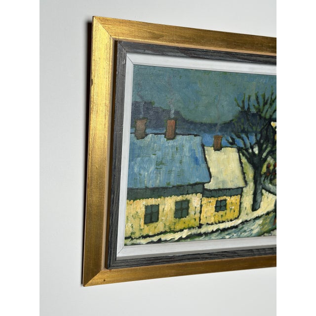 Erik Hilströml, Winter Landscape, 1960s, Oil on Panel, Framed For Sale - Image 4 of 18