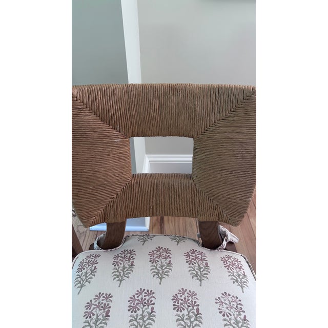 How to Marry a Millionare Rush Wood Side Chairs For Sale - Image 9 of 9