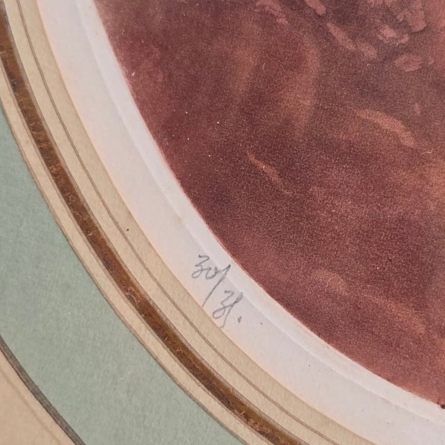 Charles Naillod, The Secret Encounter, 1920s, Glass & Wood & Paper For Sale - Image 10 of 18