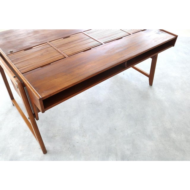 Wood Vintage Desk by Clausen & Maerus for Eden, 1960 For Sale - Image 7 of 12