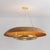 Hudson Valley Lighting Hudson Valley Lighting Oaklyn 36 in. 6 Light Chandelier in Vintage Gold Leaf Finish For Sale - Image 4 of 11