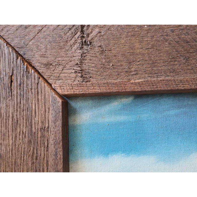 Navy Blue "Discovery" Tall Sailship, Oil on Board For Sale - Image 8 of 14