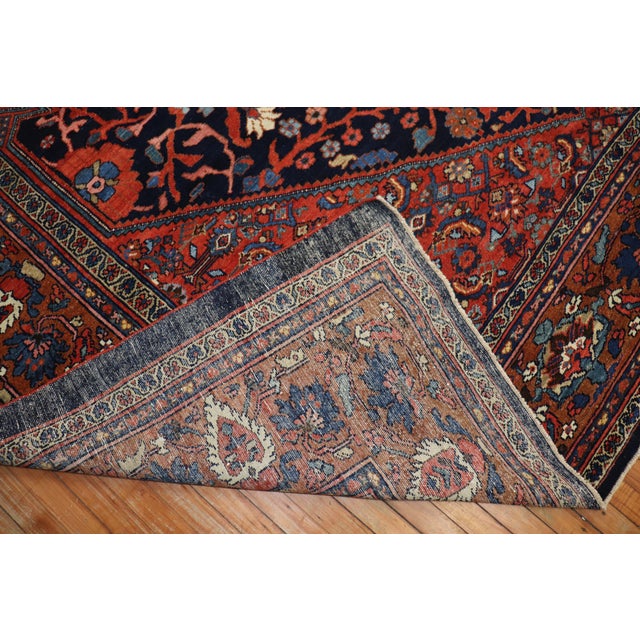 Antique Persian Mahal Carpet For Sale - Image 12 of 12