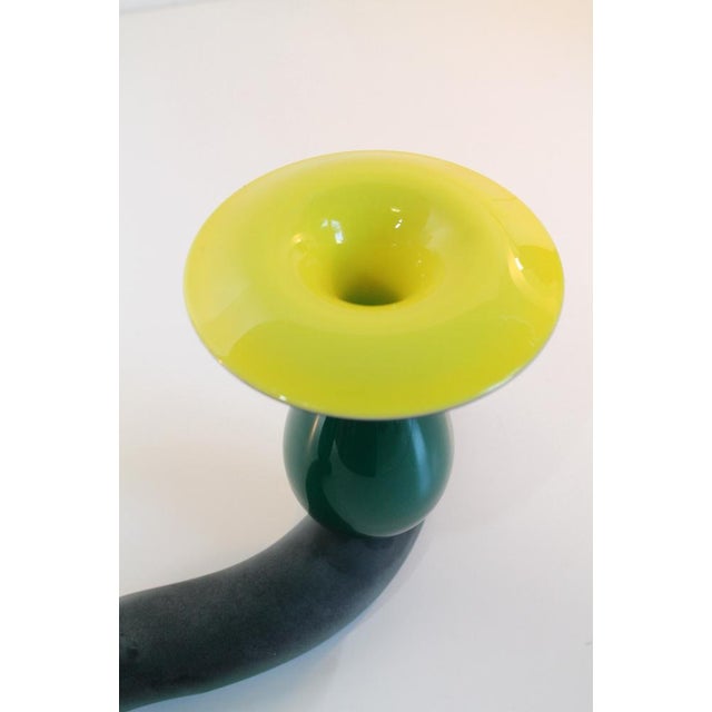 Mid-Century Modern Murano Glass Sculptural Centerpiece Antefila Series #99 Limited Series by Emmanuel Babled for Venini, 1993 For Sale - Image 3 of 15