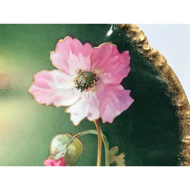 Late 19th Century Late 19th Century Jean Pouyat Limoges France Hand Painted Plate For Sale - Image 5 of 8