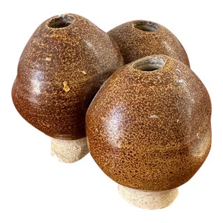 Signed Studio Pottery Bud Vase For Sale