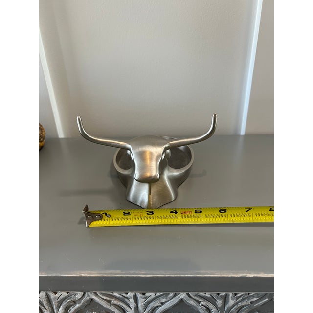 Figurative Bull Valet Catchall Tray For Sale - Image 3 of 11