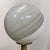 Large Italian Brass Floor Lamp with Swirled Murano Glass Globe, 1970s For Sale - Image 11 of 13