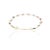 Not Yet Made - Made To Order 4.25 Carats Uncut Multi Sapphire Rainbow Bracelet in 18k Gold For Sale - Image 5 of 13