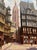 Mid-Century Modern Emil Ross, the View of the Cathedral in Frankfurt Am Main from the Market, 1946, Oil on Canvas, Framed For Sale - Image 3 of 9