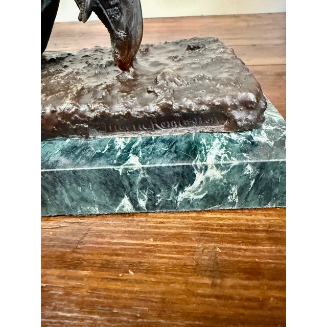 Indian Dancer Bronze Statue Inspired by Frederic Remington For Sale - Image 9 of 10