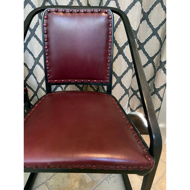 Rare Pair of Josef Hoffmann Model 725 B/F Chairs for J. & J. Kohn For Sale - Image 12 of 18