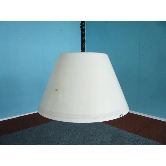 Space Age White Pendant Lamp from Guzzini, 1970s For Sale - Image 10 of 10