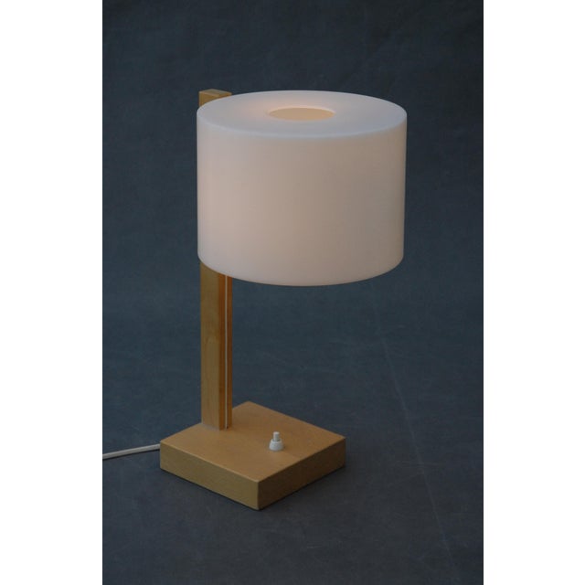 Wood Model 119 Table Lamp by Uno & Östen Kristiansson for Luxus, Sweden, 1960s For Sale - Image 7 of 18