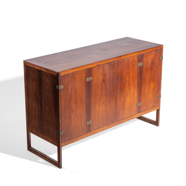 Børge Mogensen Bm57 Mid Century Danish Rosewood Cabinet Credenza For Sale - Image 9 of 9