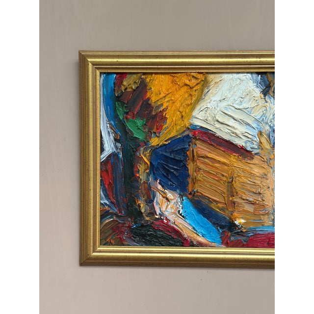 Anders Wallin, Abstract Composition, 1980s, Oil on Panel, Framed For Sale - Image 15 of 18