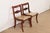 Kindel Furniture Kindel Furniture Style Regency Carved Mahogany Side Chairs or Dining Chairs, Pair For Sale - Image 4 of 11