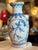 Blue Blue and White Chinoiserie Tall Vase For Sale - Image 8 of 9