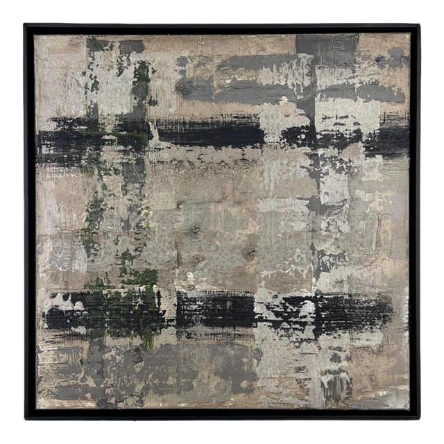 Green on the Left - Original Abstract Painting by J. Kent Martin For Sale