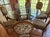 Custom Round Glass Dining Table With Eight Matching Chairs For Sale - Image 10 of 10